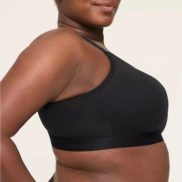 Cacique Cotton Lightly Lined No Wire Scoop - Picture 2 of 8